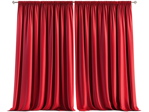 The modern straight curtains