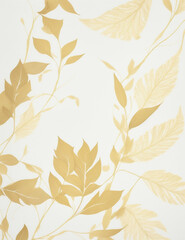 Fototapeta premium autumn leaves background - abstract vintage brown leaves background - Generative AI