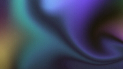 abstract grain textured background with smooth dark colors gradient with swirls and waves in retro vintage style