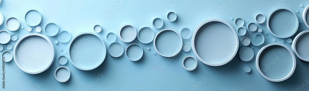 Poster An abstract pattern wallpaper with panoramic dimensions. A geometric gradient background with trendy and dynamic compositions. An overlaid layer with modern shapes. Gradation color in monochrome.