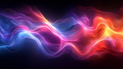 Obraz premium Dynamic motion light trails in a futuristic technology pattern with modern abstract high-speed movement for banners or posters
