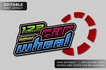 speed race editable text effect