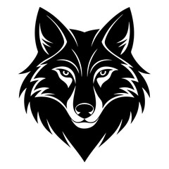 Wolf head vector illustration 