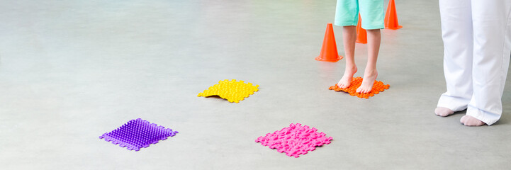 Child therapy and orthopaedic play mats. Textured Sensory Mats are designed to promote healthy feet...