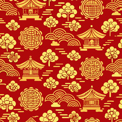 Fototapeta premium chinese new background
