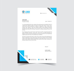Corporate Business Letterhead Template Design with Vector File