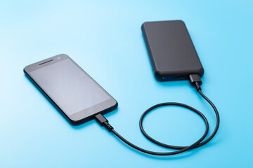 スマホとモバイルバッテリー