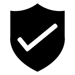 check mark icon on sheild 
