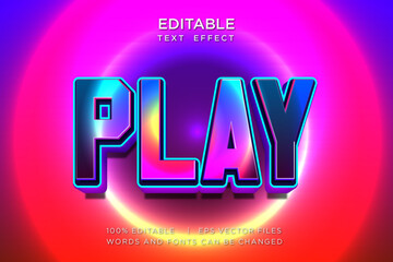 Editable Modern 3D Text Effect Template for Banner, Sale, and Event Promotion Design