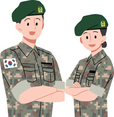 대한민국 군인들