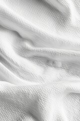 A close-up shot of a bed with crisp white sheets, perfect for interior design or bedroom scene