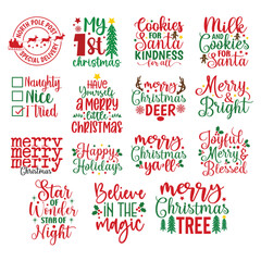 15 Christmas SVG Bundle