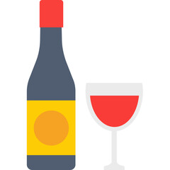 Drink vector icon in flat style 
