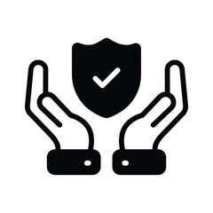 Amazing vector design of security service in modern style