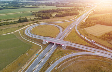 Rural European interchange facilitating travel and trade