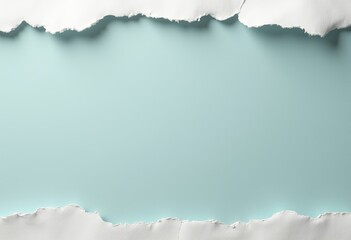 Obraz premium Grunge Distressed Ripped Paper Edges Frame for Poster Design