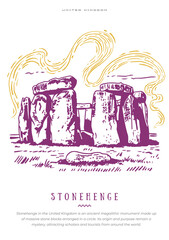 The poster is minimalistic with an interesting bright design, vector format