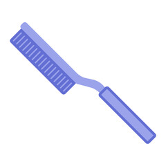 Wire Brush Icon Perfect for designs with welding workshop, engineering, and labor themes