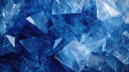 Obraz premium Abstract Blue Crystal Texture