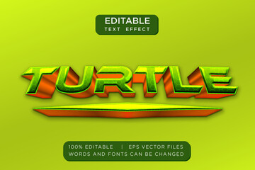 Editable Modern 3D Text Effect – Gradient Chrome Typography Vector Design