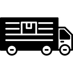 Logistics Delivery Truck Icon