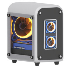 Gaming and hardware 3D icon and illustration