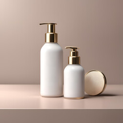 Embalagens para cuidados com a pele e higiene pessoal.