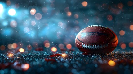 Rugby in Motion: Blurred Background and Athletic Endurance