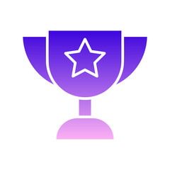 trophy with stars