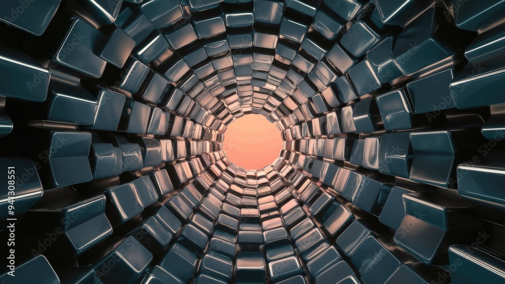 Poster abstract 3d background featuring hexagonal shapes with a versatile backdrop and ample copy space for
