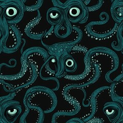 Fototapeta premium For new wrapping paper and fabrics in the year 2025, use this seamless cartoon snake pattern.
