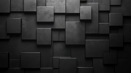 Black Square Pattern Texture