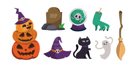 Assorted Halloween Items for Spooky Celebrations