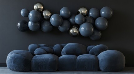 Gold foil balloon decorations for festive celebrations and a happy atmosphere for the year 2025