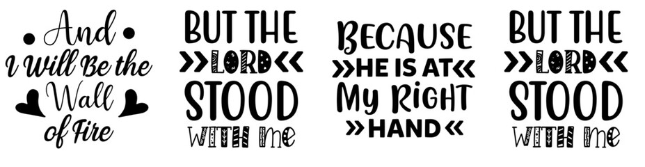 Minimalist Religious Inscriptions, Trendy Retro Style Illustration Collection Vector Illustration for Sticker, Newsletter, Packaging