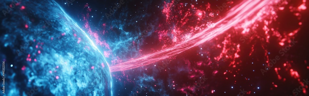 Aufkleber pioneer of space depicted in a 3d cartoon rendering mixed media