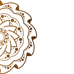 Mandala art stock vector illustration