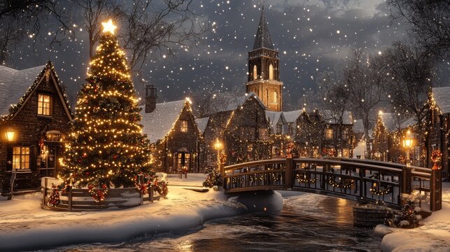 A picturesque setting and snowy landscapes will welcome the new year 2025.