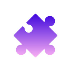 puzzle piece as a learning module