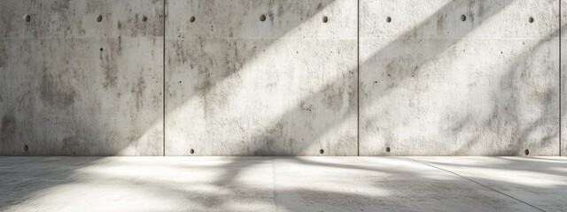 3D Rendering of an Aged White Cement Wall Background