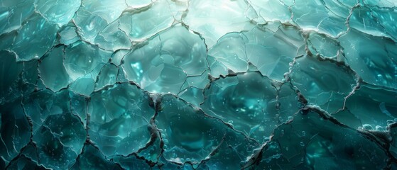 Obraz premium Stunning Underwater Views of Mosaic Glass