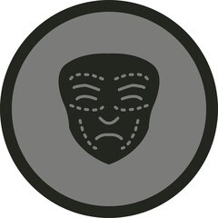 Facial Plastic Surgery Icon Design