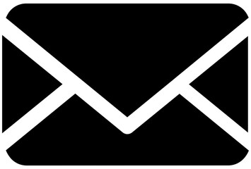 Email envelope icon or incoming email sign. Vector