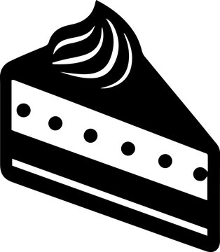 recommend clip art: Gourmet Cake Piece Silhouette | cake slice silhouette