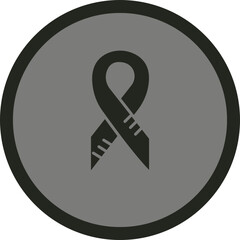 Cancer Ribbon Icon Design