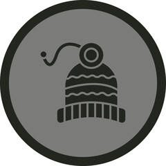 Knit hat Icon Design