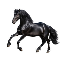 Fototapeta premium Horse isolate on Transparency Background