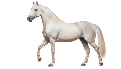 Fototapeta premium Horse isolate on Transparency Background