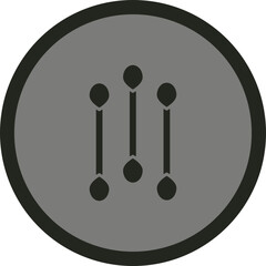 Cotton Bud Icon Design