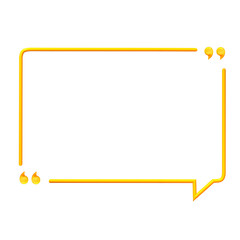 3d quote frame text border